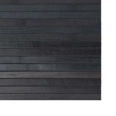 vidaXL paklājs, taisnstūra forma, pelēks, 100x300 cm, bambuss