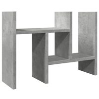 vidaXL rakstāmgalda organizators, betona pelēks,34,5x15,5x35,5cm, koks