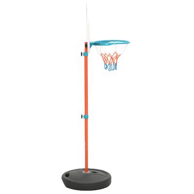 vidaXL basketbola komplekts, regulējams 133-160 cm, pārvietojams