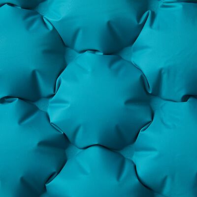 vidaXL pašpiepūšams kempinga matracis, spilveni, divvietīgs, zils
