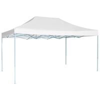 vidaXL saliekama svinību telts, 3x4,5 m, balta
