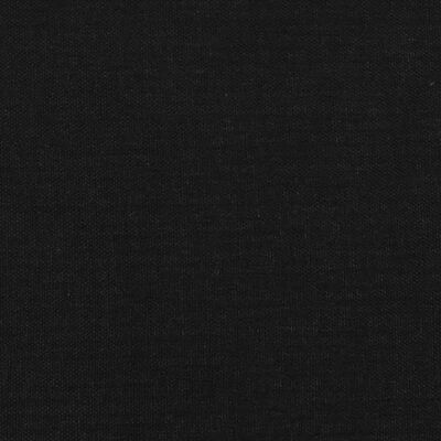 vidaXL gultas galvgalis, 90x5x78/88 cm, melns audums