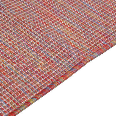 vidaXL āra paklājs, 140x200 cm, sarkans