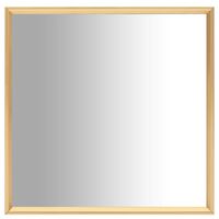 vidaXL spogulis, 40x40 cm, zelta krāsā