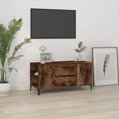 vidaXL TV skapītis, ozolkoka krāsa, 102x44,5x50 cm, inženierijas koks