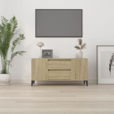 vidaXL TV skapītis, Sonomas ozola, 102x44,5x50 cm, inženierijas koks