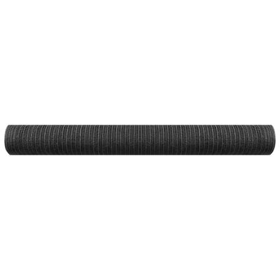 vidaXL norobežojošais tīkls, antracītpelēks, 3,6x25 m, HDPE, 150 g/m²