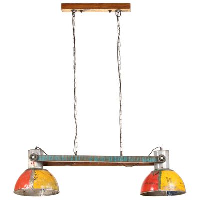 vidaXL griestu lampa, industriāls stils, krāsaina, 25 W, 111 cm, E27