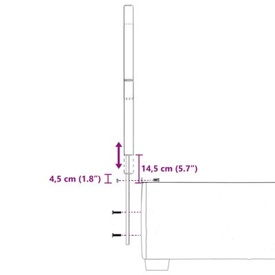 vidaXL atsperu gulta ar matraci, gaiši pelēka samts, 90x200 cm