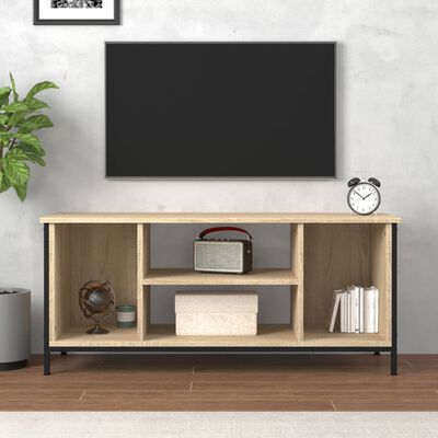 vidaXL TV skapītis, ozolkoka krāsa, 102x35x45 cm, inženierijas koks