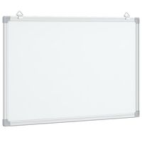 vidaXL magnētiska tāfele, balta, 40x30x1,7 cm, alumīnijs