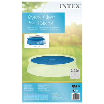 Intex solārais baseina pārsegs, zils, 206 cm, polietilēns