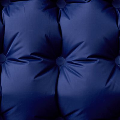 vidaXL pašpiepūšams kempinga matracis, spilvens vienvietīgs tumši zils