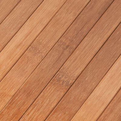 vidaXL paklājs, taisnstūra forma, dabīga krāsa, 80x1000 cm, bambuss