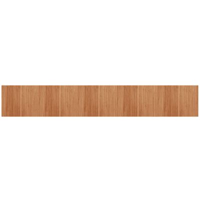 vidaXL paklājs, taisnstūra forma, dabīga krāsa, 80x500 cm, bambuss