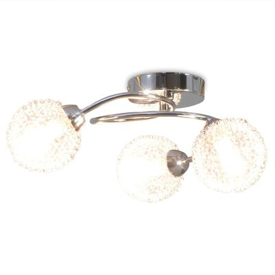 vidaXL griestu lampa, 3 LED spuldzes, G9, 120 W