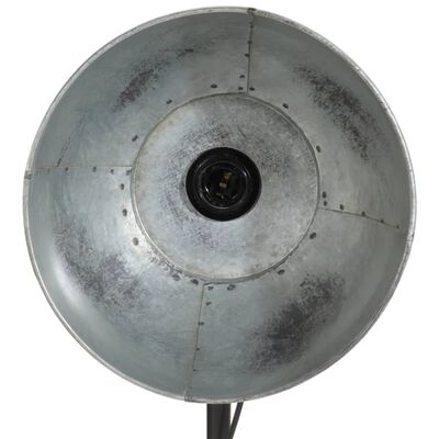 vidaXL grīdas lampa, 25 W, vintāžas, sudraba krāsa, 30x30x90-150cm E27