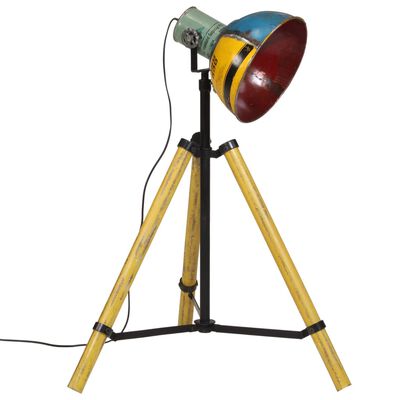 vidaXL grīdas lampa, 25 W, krāsaina, 75x75x90-150 cm, E27
