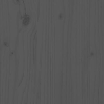 vidaXL naktsskapīši, 2 gab., pelēki, 40x34x55 cm, priedes masīvkoks