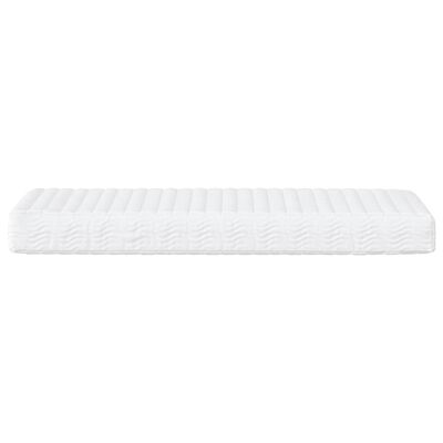 vidaXL putu matracis, balts, 90x200 cm, cietība H2, H3