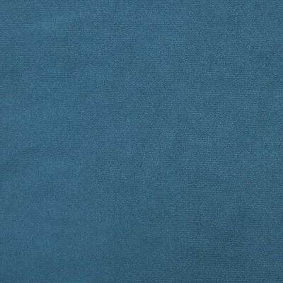 vidaXL trīsvietīgs dīvāns ar spilveniem, zils, 180 cm, samts