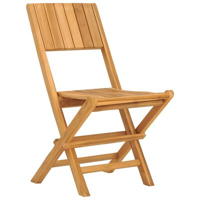 vidaXL saliekami dārza krēsli, 4 gab., 47x61x90 cm, masīvs tīkkoks