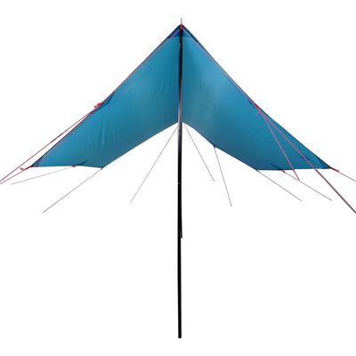 vidaXL kempinga tents, zila, 460x305x210 cm, ūdensizturīga