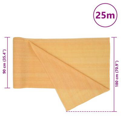 vidaXL norobežojošais tīkls, smilšu krāsa, 1,8x25 m, HDPE, 75 g/m²