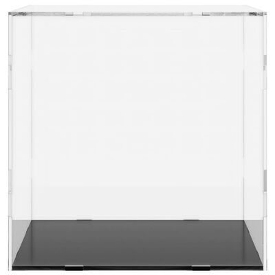 vidaXL vitrīnas kaste, caurspīdīga, 30x30x30 cm, akrils