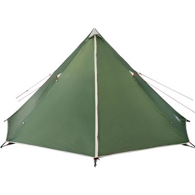 vidaXL ģimenes telts, tipi, 8 personām, zaļa, ūdensnecaurlaidīga