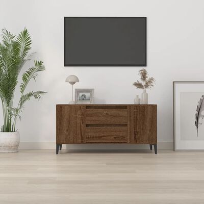 vidaXL TV skapītis, ozolkoka krāsa, 102x44,5x50 cm, inženierijas koks