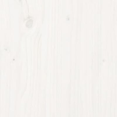 vidaXL rakstāmgalda virsma, balta, 100x60x2,5 cm, priedes masīvkoks