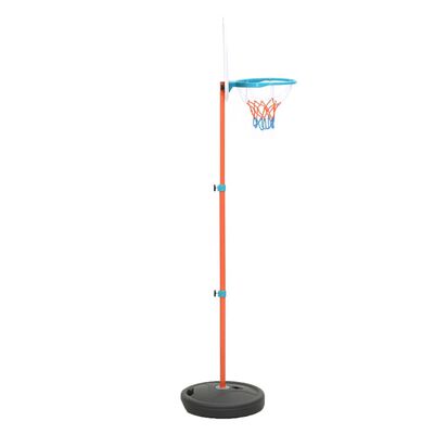 vidaXL basketbola komplekts, regulējams 133-160 cm, pārvietojams