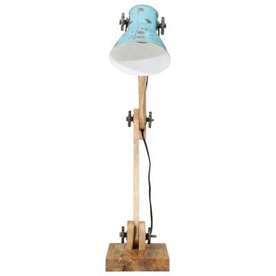 vidaXL galda lampa, 25 W, bružāti zila, 23x18x96 cm, E27