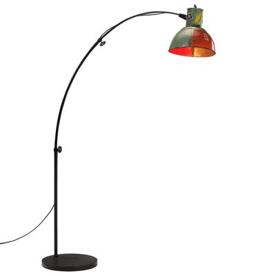 vidaXL grīdas lampa, 25 W, krāsaina, 150 cm, E27