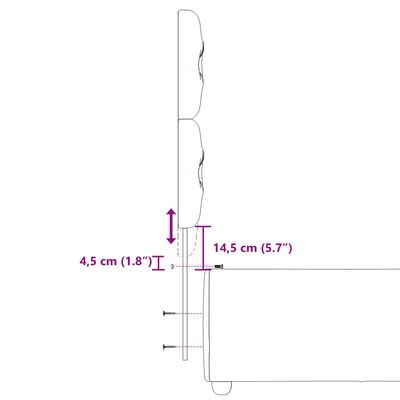 vidaXL atsperu gultas rāmis ar matraci, tumši pelēka, 80x200cm, audums