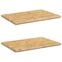 vidaXL vannasistabas paklāji, 2 gab., bambuss, 50x35 cm