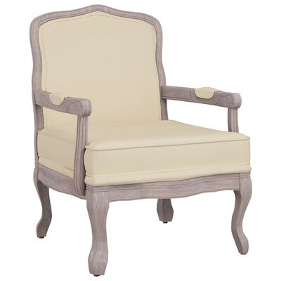 vidaXL atpūtas krēsls, 64x64x90 cm, lins