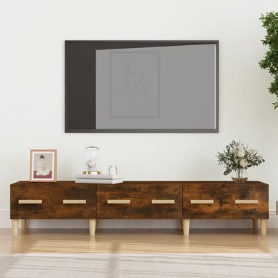 vidaXL TV skapītis, ozolkoka krāsa, 150x34,5x30 cm, inženierijas koks