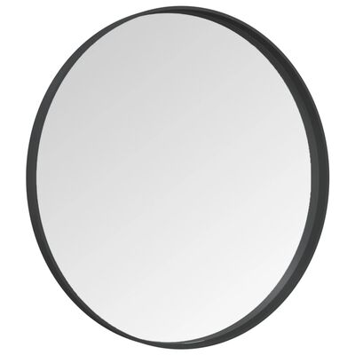 vidaXL sienas spogulis, melns, 60 cm