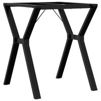vidaXL virtuves galda kājas, Y-forma, 60x60x73 cm, čuguns