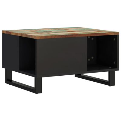 vidaXL kafijas galdiņš, 60x50x35 cm, pārstrādāts masīvkoks