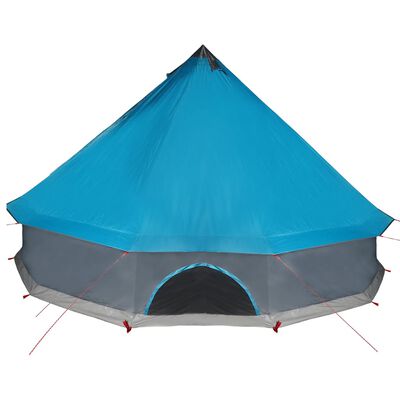 vidaXL ģimenes telts, tipi, 6 personām, zila, ūdensnecaurlaidīga