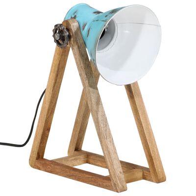 vidaXL galda lampa, 25 W, bružāti zila, 30x17x40 cm, E27