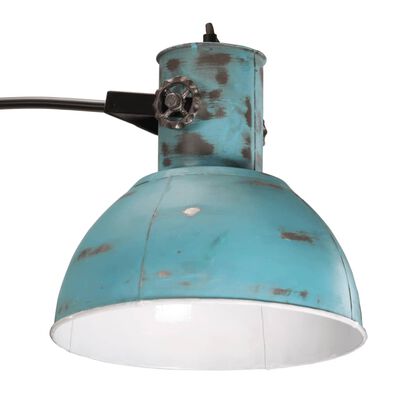 vidaXL grīdas lampa, 25 W, bružāti zila, 150 cm E27