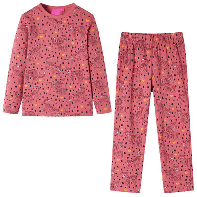 Bērnu pidžama ar garām piedurknēm, vecrozā, 140