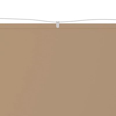 vidaXL vertikāla markīze, pelēkbrūna, 250x420 cm, Oksfordas audums