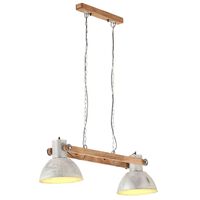 vidaXL griestu lampa, industriāls dizains, 25 W, sudraba, 109 cm, E27