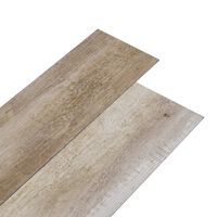 vidaXL grīdas dēļi, pašlīmējoši, 5,02 m², 2 mm, izbalējuša koka PVC
