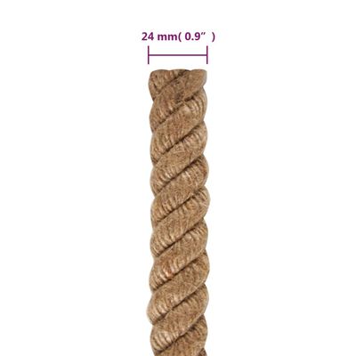 vidaXL džutas virve, 50 m, 24 mm